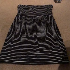 Strapless fitted dress